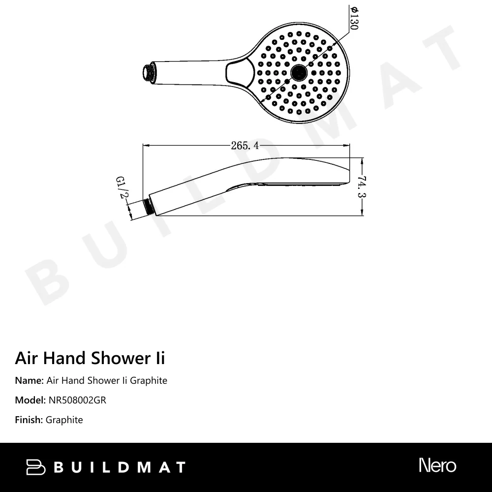 Nero Air Hand Shower II Graphite - Image 4