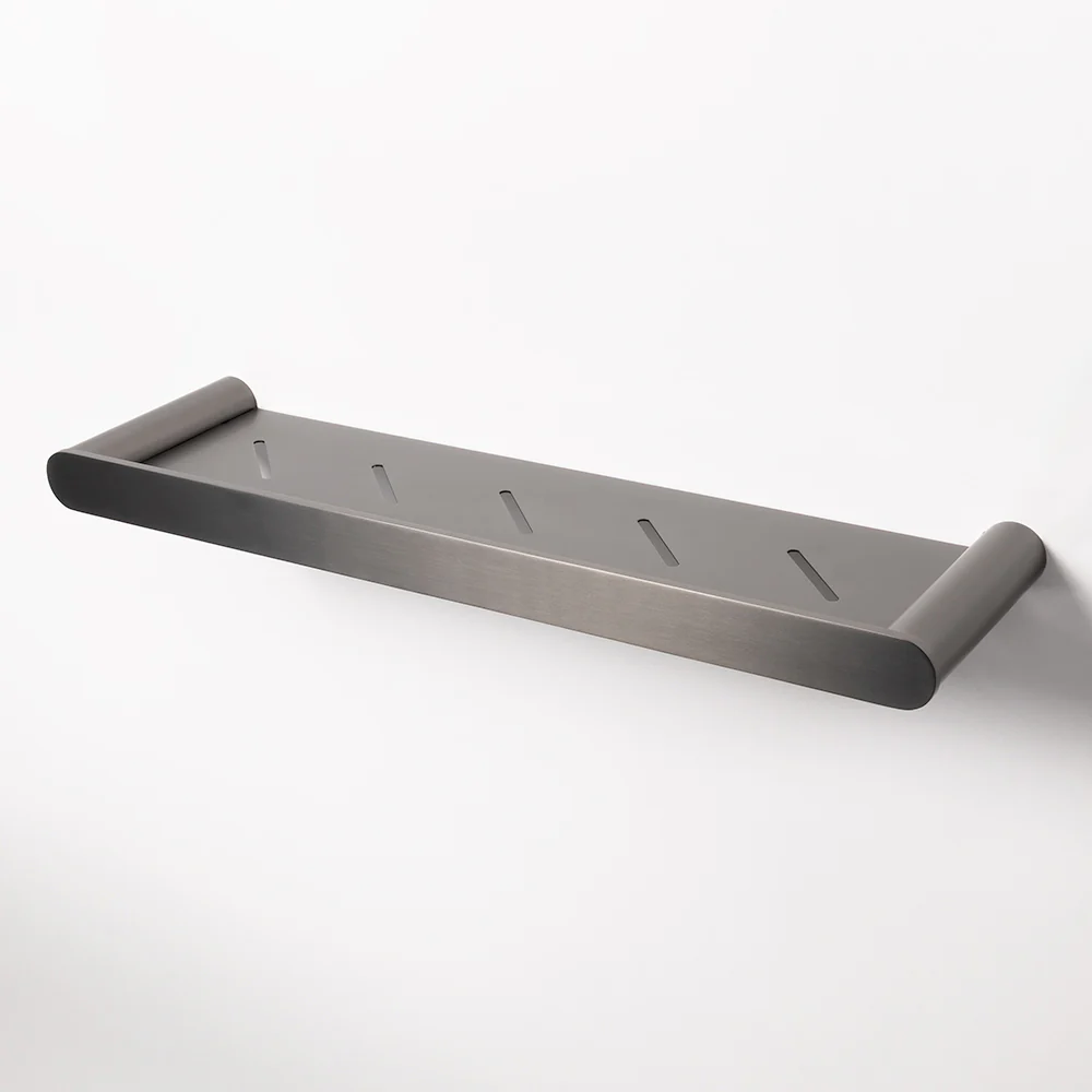 Alma Larry Bathroom Shower Shelf Gunmetal - Image 2
