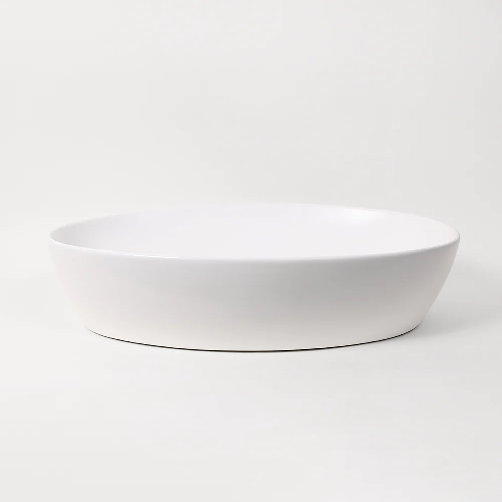 Alma Caleo Matte White 610mm Ceramic Basin - Image 4