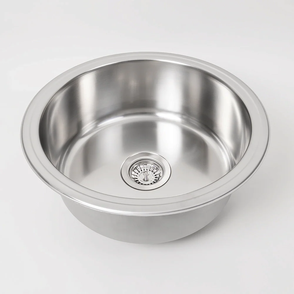 Alma Corro Australian Made Stainless Steel Round Sink - Image 4