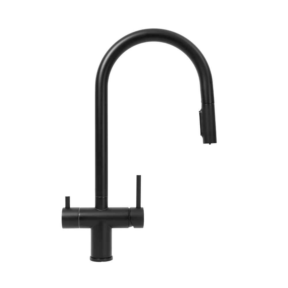 Alma Finton 3 Way Pull Out Filter Water Tap Matte Black - Image 3