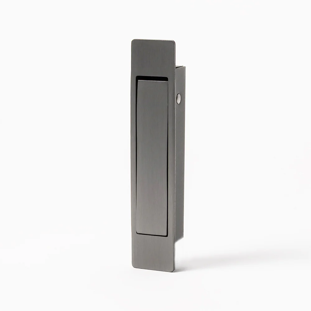 Alma Hazel Concealed Hook Pull Handle Brushed Gunmetal - Image 2