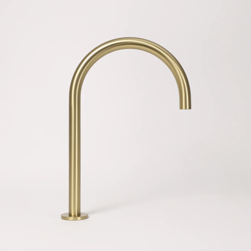 Alma Henry Swivel Hob Spout 363mm Brushed Brass Gold - Image 2