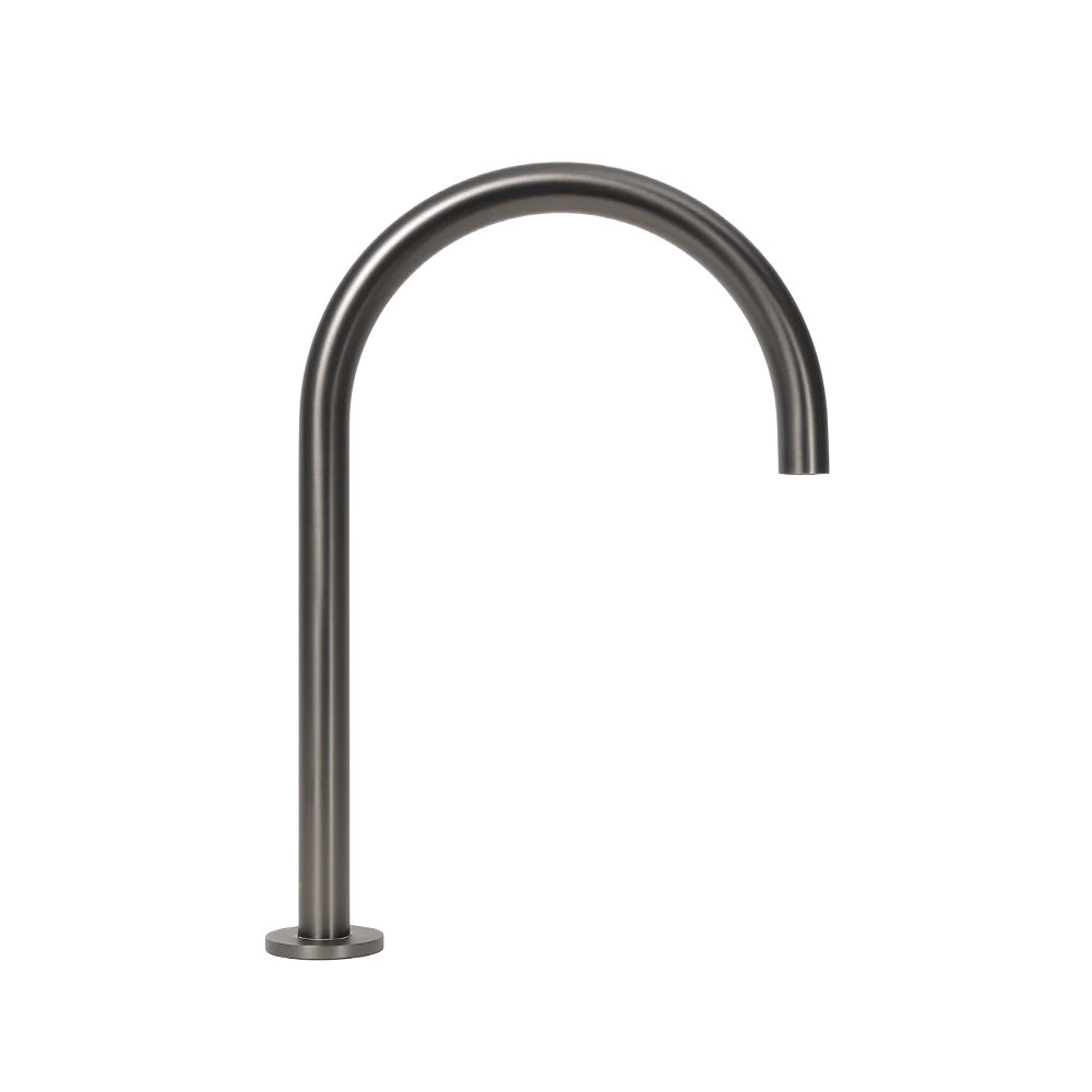 Alma Henry Swivel Hob Spout 363mm Brushed Gunmetal - Image 3