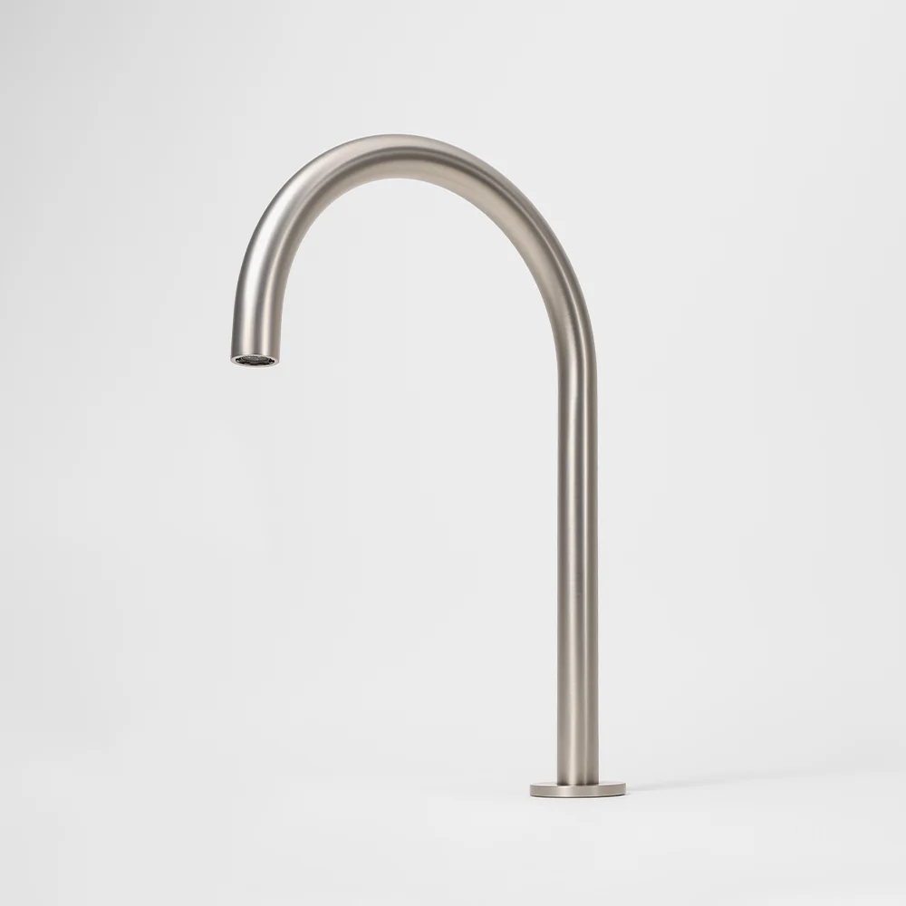 Alma Henry Swivel Hob Spout 363mm Brushed Nickel - Image 5