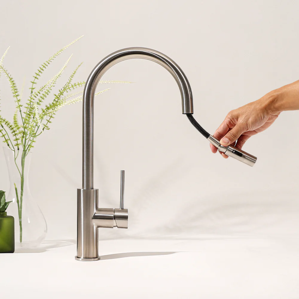 Alma Mira 316 Stainless Steel Pull Out MKII Mixer - Image 2