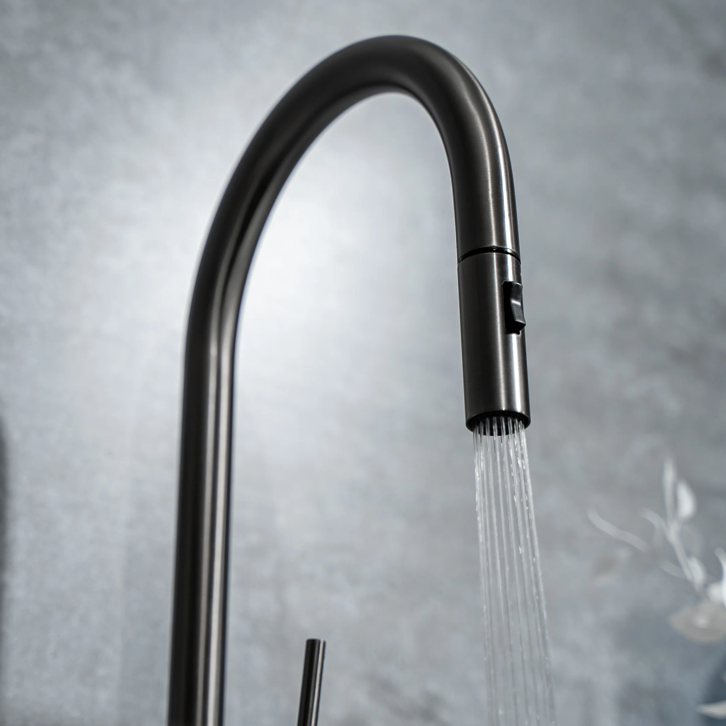 Alma Mira Brushed Gunmetal Pull Out MKII Mixer - Image 5