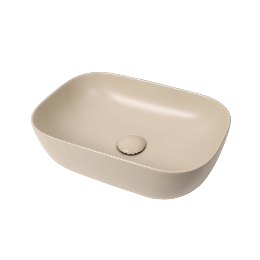 Alma Orina Matte Ecru Sand 455mm Ceramic Basin