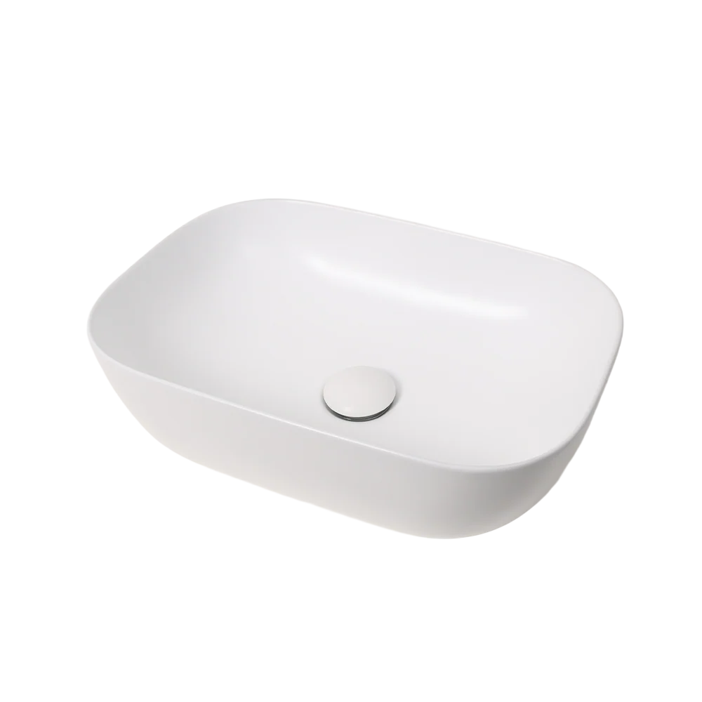 Alma Orina Matte White 455mm Ceramic Basin