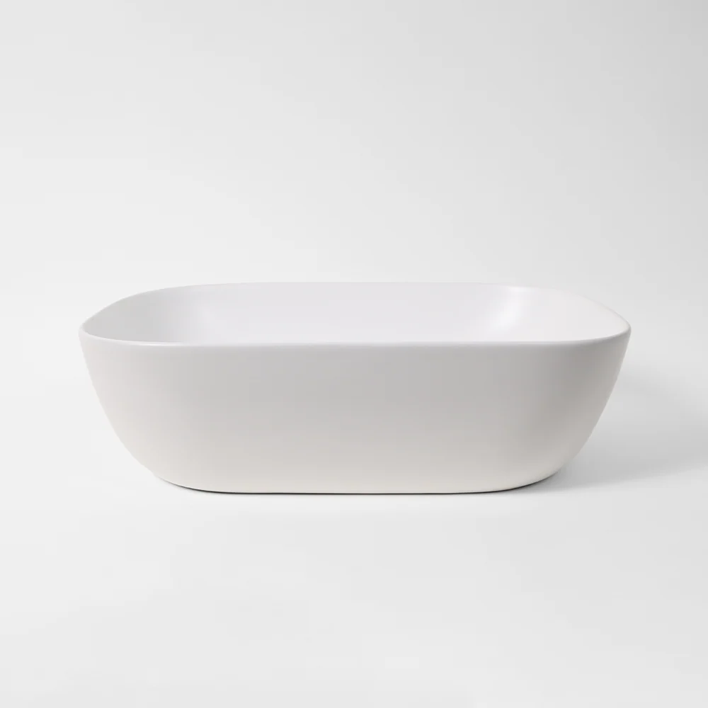 Alma Orina Matte White 455mm Ceramic Basin - Image 4