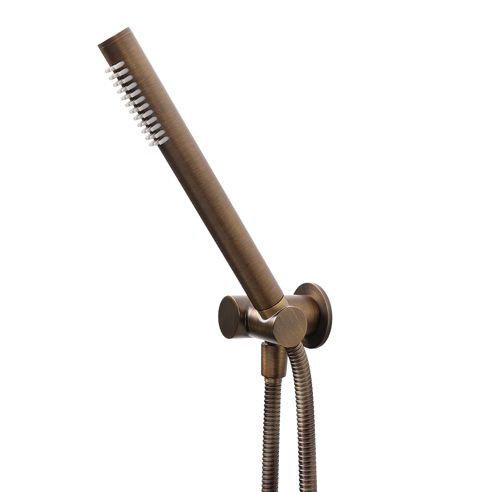 Alma Roni Hand Shower on Swivel Holder Brushed Vintage Antique Brass - Image 3