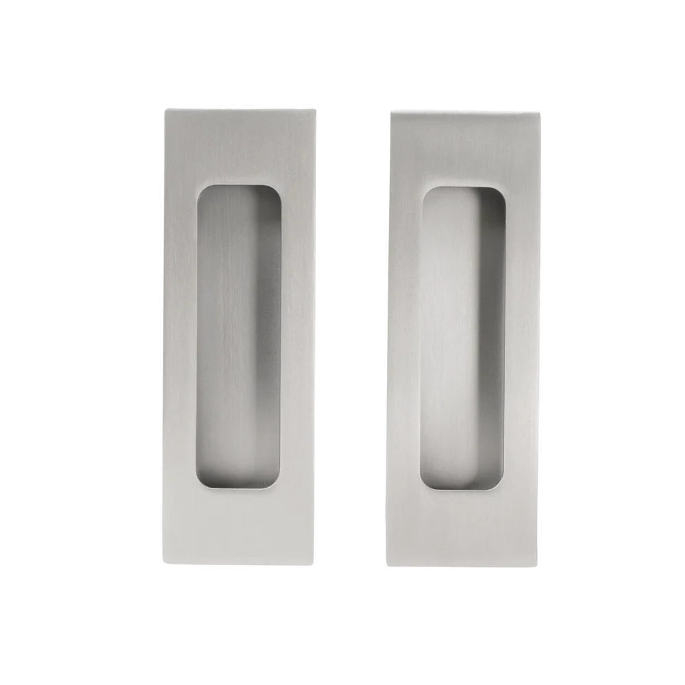 Alma Sachi Square Flush Pull Brushed Nickel