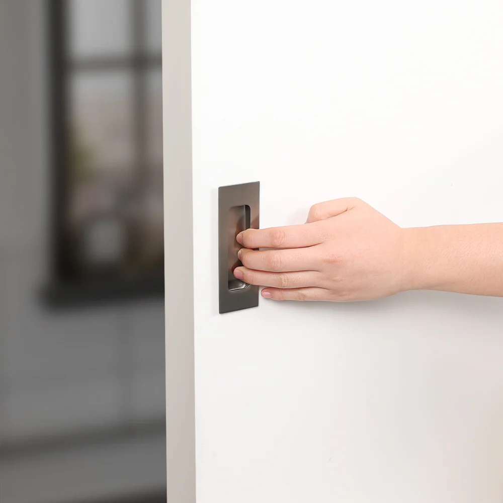 Alma Sachi Square Flush Pull Brushed Nickel - Image 6