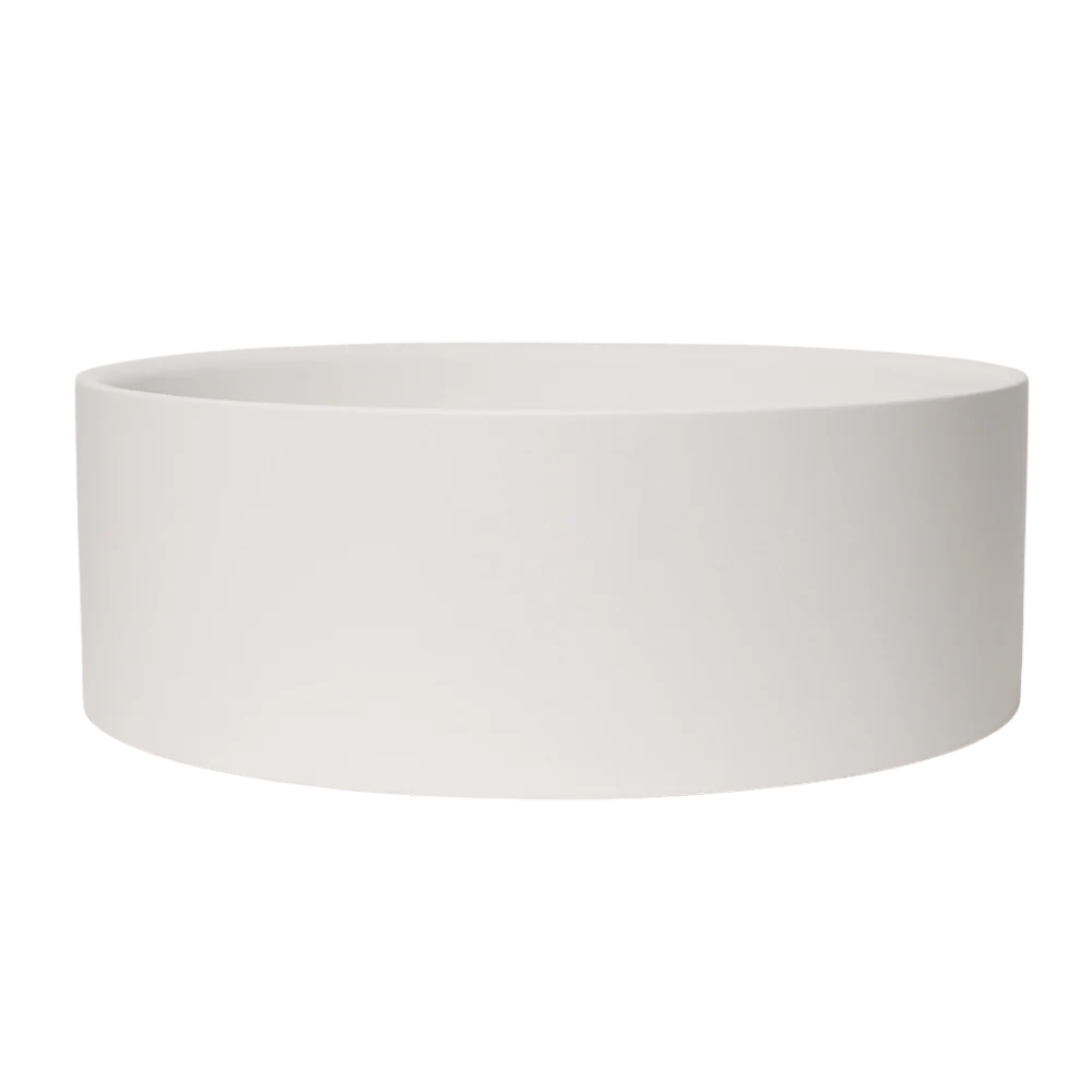 Alma Solara Circle Concrete Basin Arctic White - Image 3