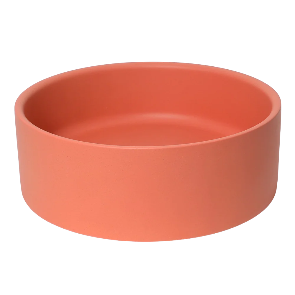 Alma Solara Circle Concrete Basin Terracotta - Image 4