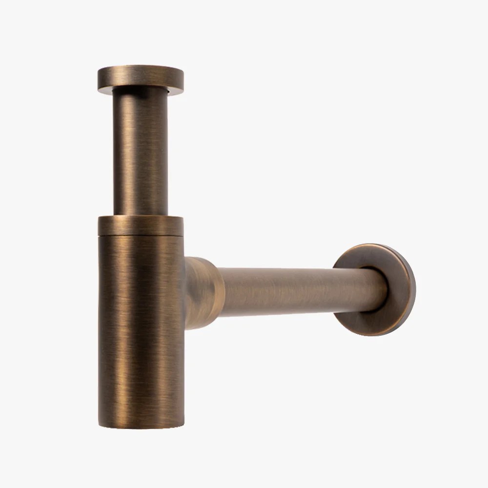 Alma Vintage Antique Brass Bottle Trap - Image 4