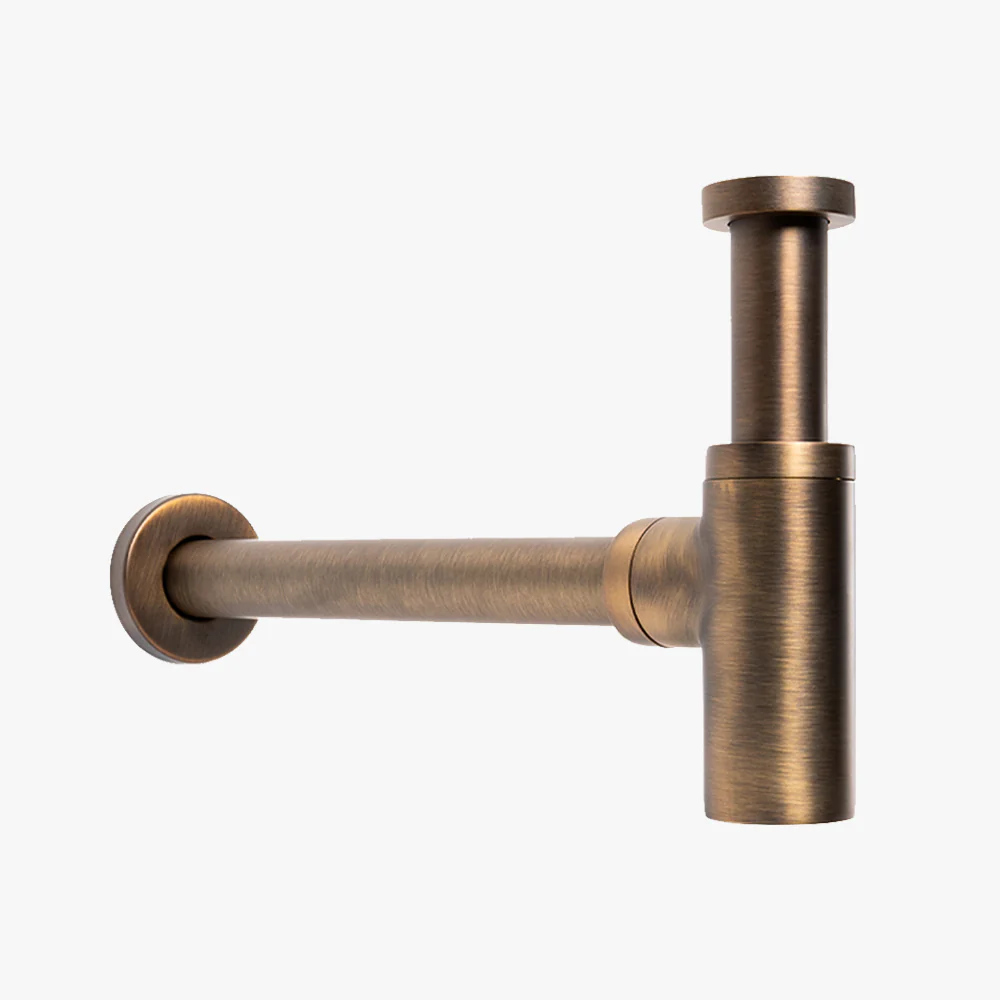 Alma Vintage Antique Brass Bottle Trap - Image 5