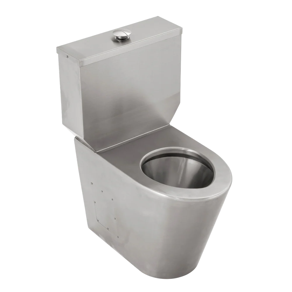 3monkeez Ambulant Wall Faced Close Coupled Toilet Pan P Trap - Image 3