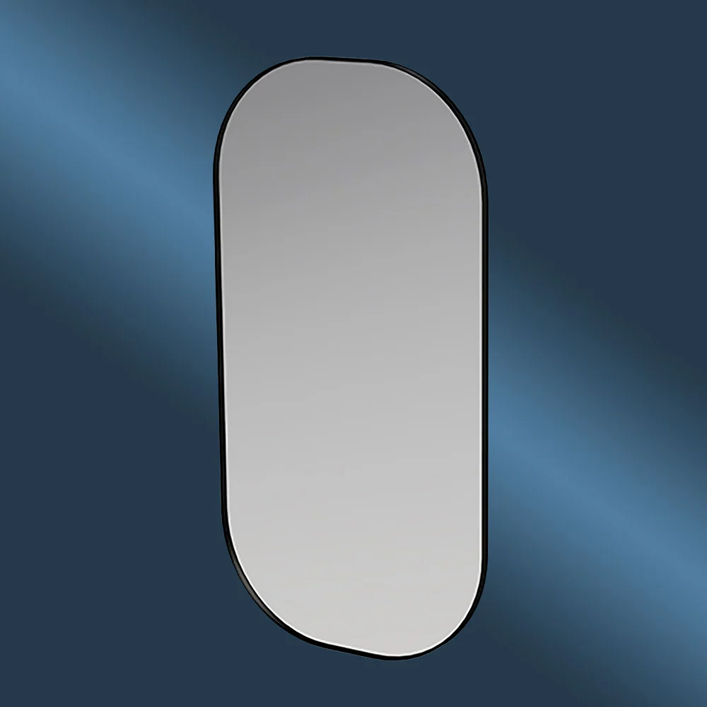 Arcisan Synergii Backlit Framed Mirror Matte Black - Image 2