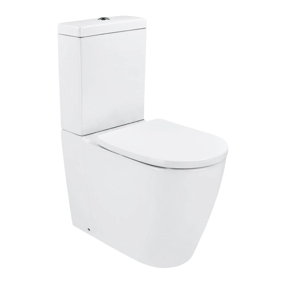 Arcisan Synergii Back Inlet Toilet Suite with Wrap Seat White