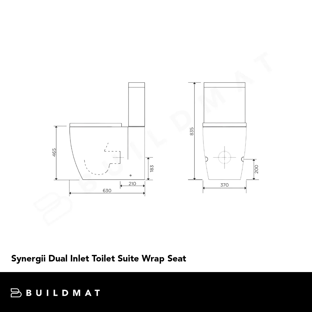 Arcisan Synergii Dual Inlet Toilet Suite Wrap Seat - Image 4