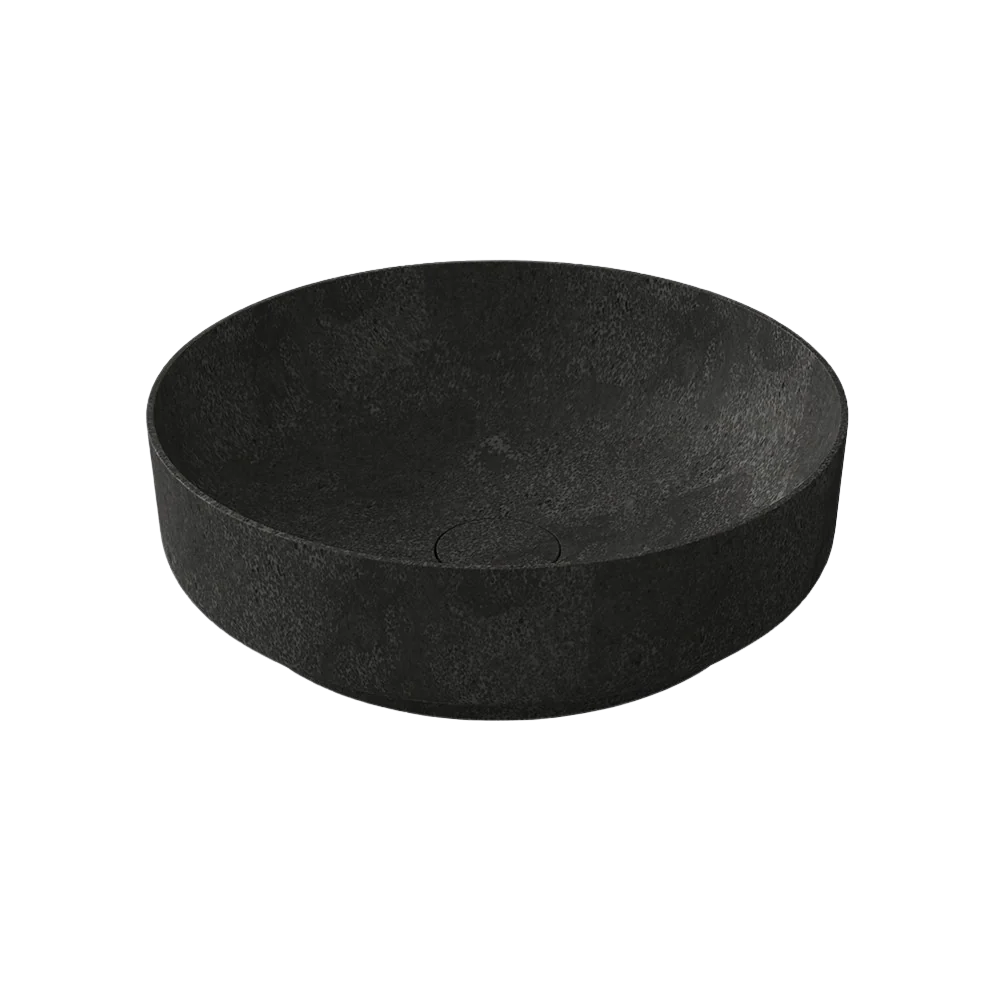 Arcisan Arcistone Synergii Stone 400mm Round Above Counter Basin Pietra Grey - Image 3