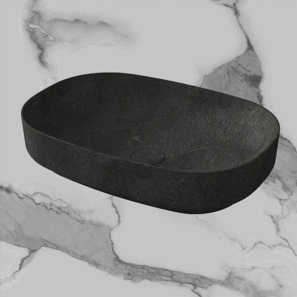 Arcisan Arcistone Synergii Stone 550mm Above Counter Basin Pietra Grey - Image 2