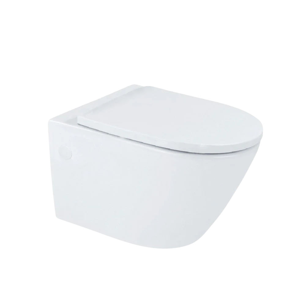 Arcisan Synergii Wall Hung Toilet Pan with Wrap Seat White