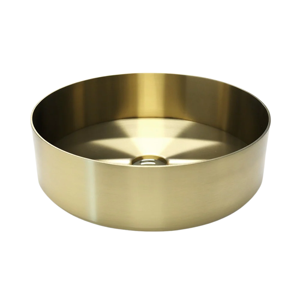 Arcisan Venn 400mm Above Counter Basin Brushed Brass - Image 3