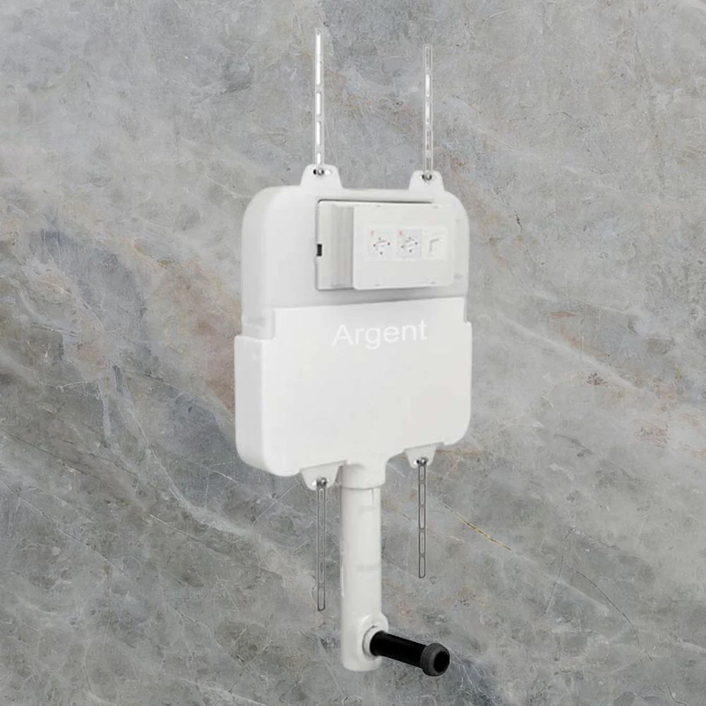Argent 80mm In Wall Cistern with Pneumatic Fixing - Image 2