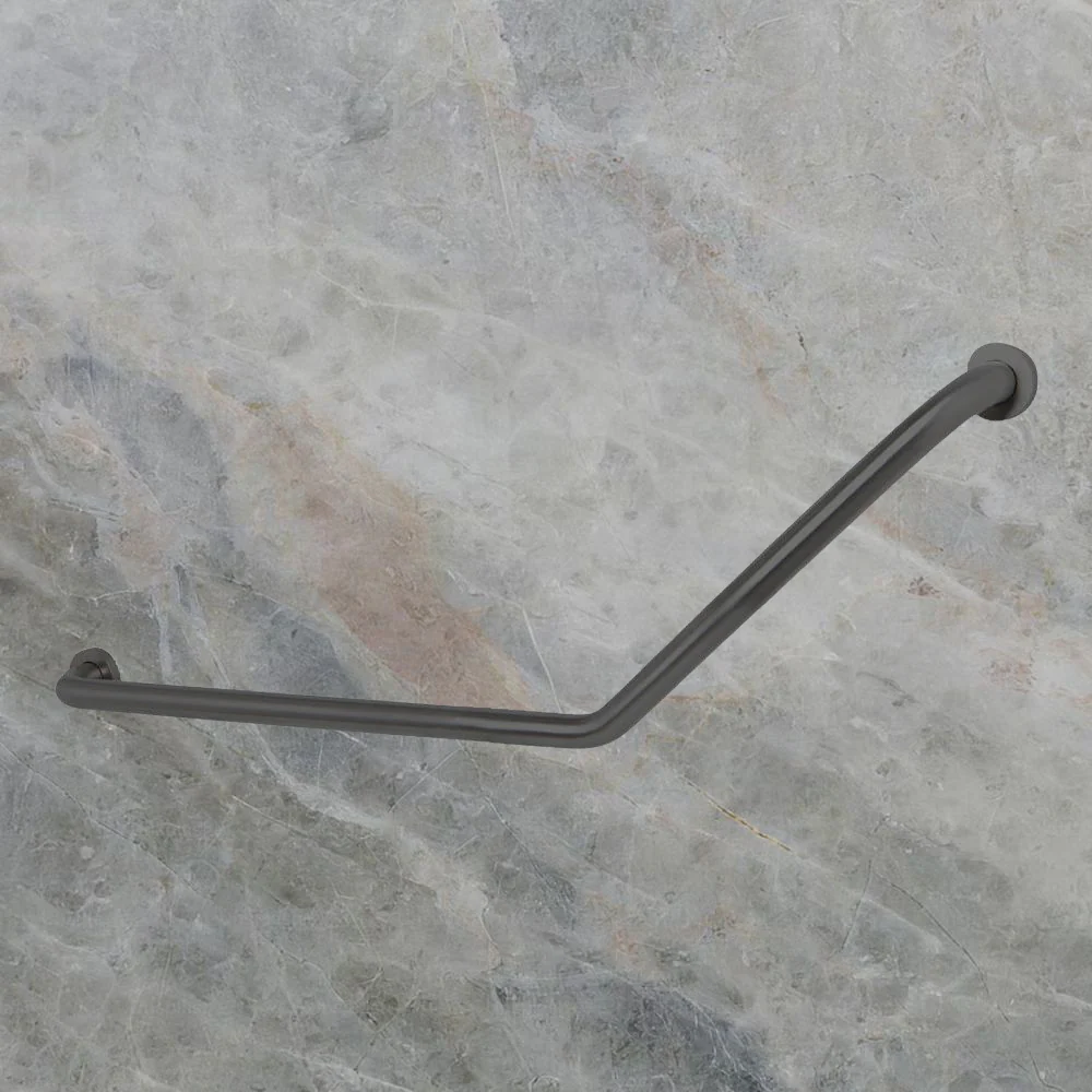 Argent Advantage 450x450mm 140 degree Grab Rail Matte Black - Image 2