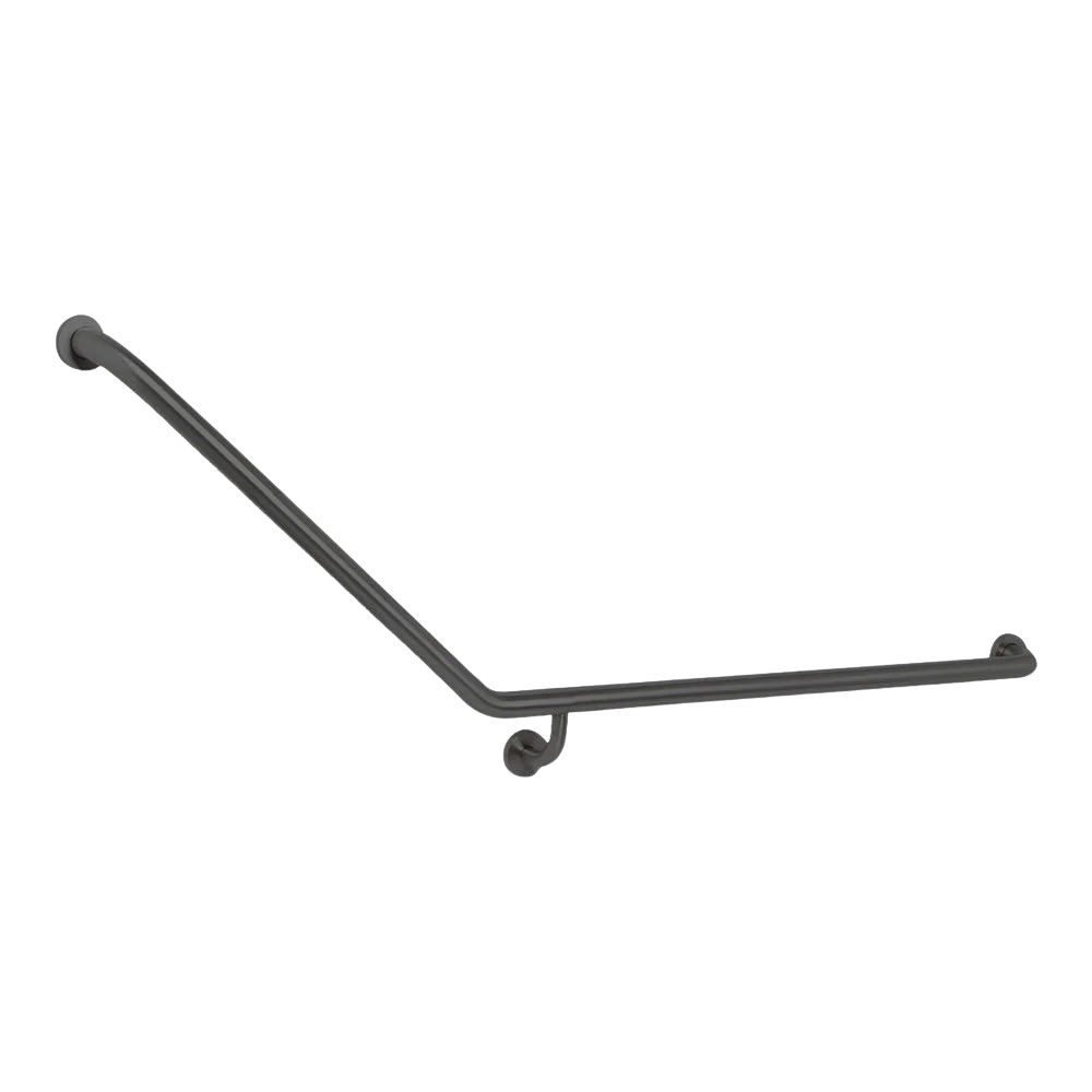 Argent Advantage 870x700mm 140 degree Grab Rail Right Hand Matte Black - Image 3