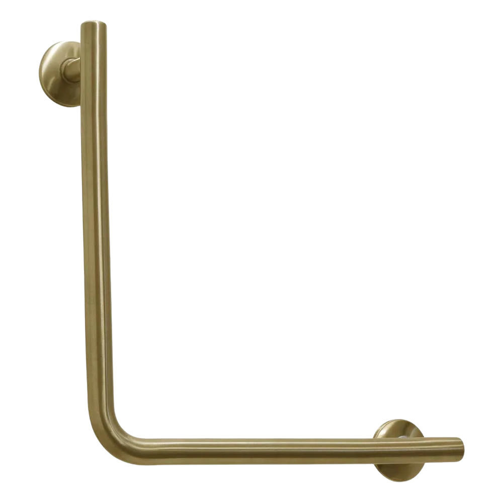 Argent Advantage Designer 450x450mm 90 degree Rail Brushed Gold - Image 3