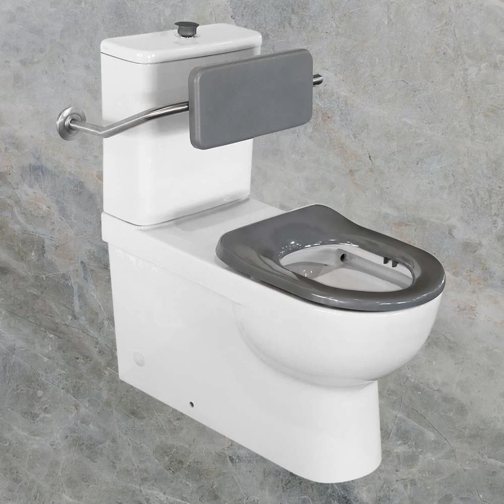 Argent Alto Plus BTW Rear Entry Toilet Suite with Backrest White - Image 2