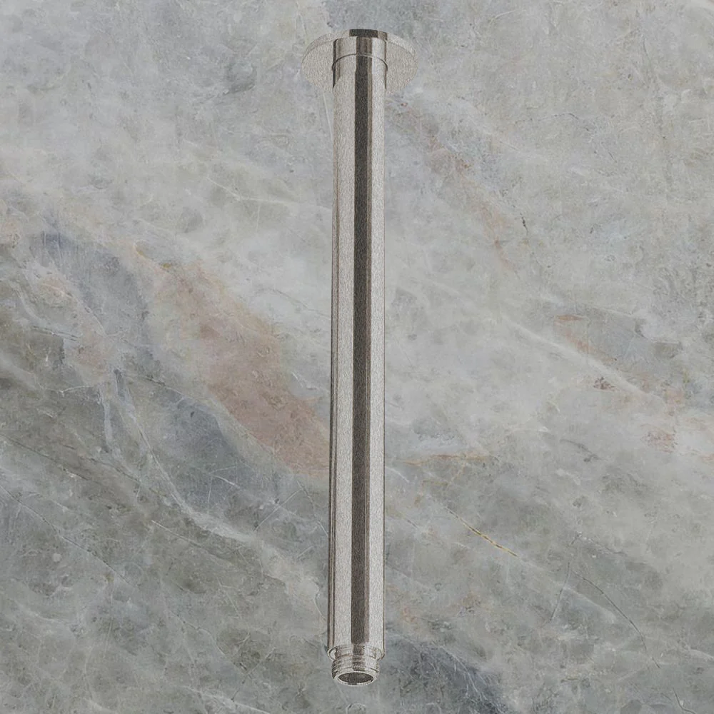 Argent Essential Ceiling Dropper 300mm Brushed Nickel - Image 2