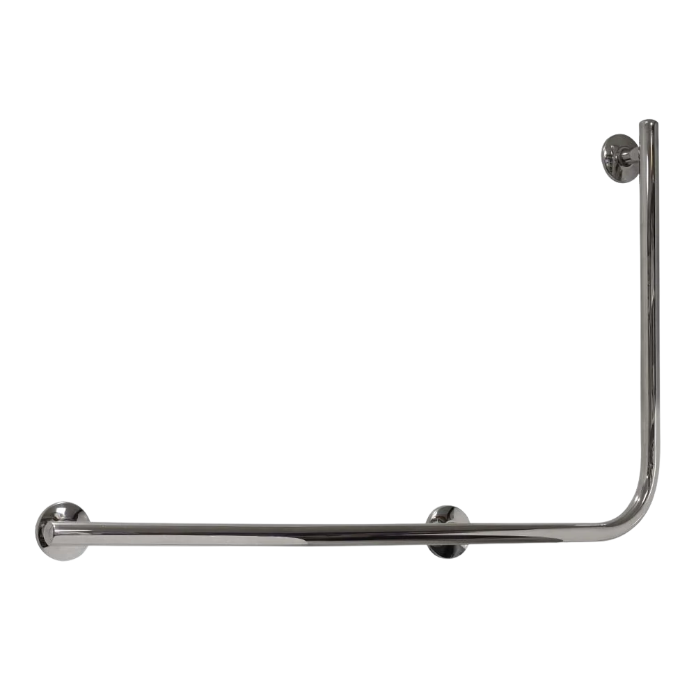 Argent Advantage Designer 600x960mm Left Hand 90 Degree Rail High Stainless Steel - Image 3