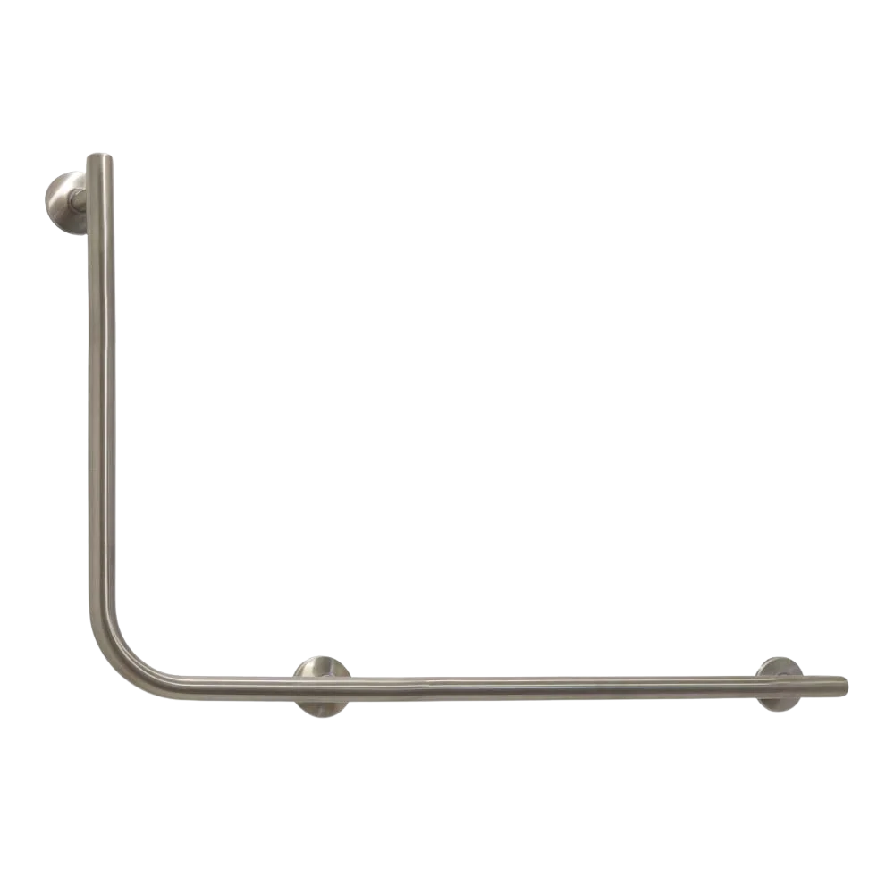 Argent Advantage Designer 600x960mm Right Hand 90 Degree Rail Brushed Nickel - Image 3