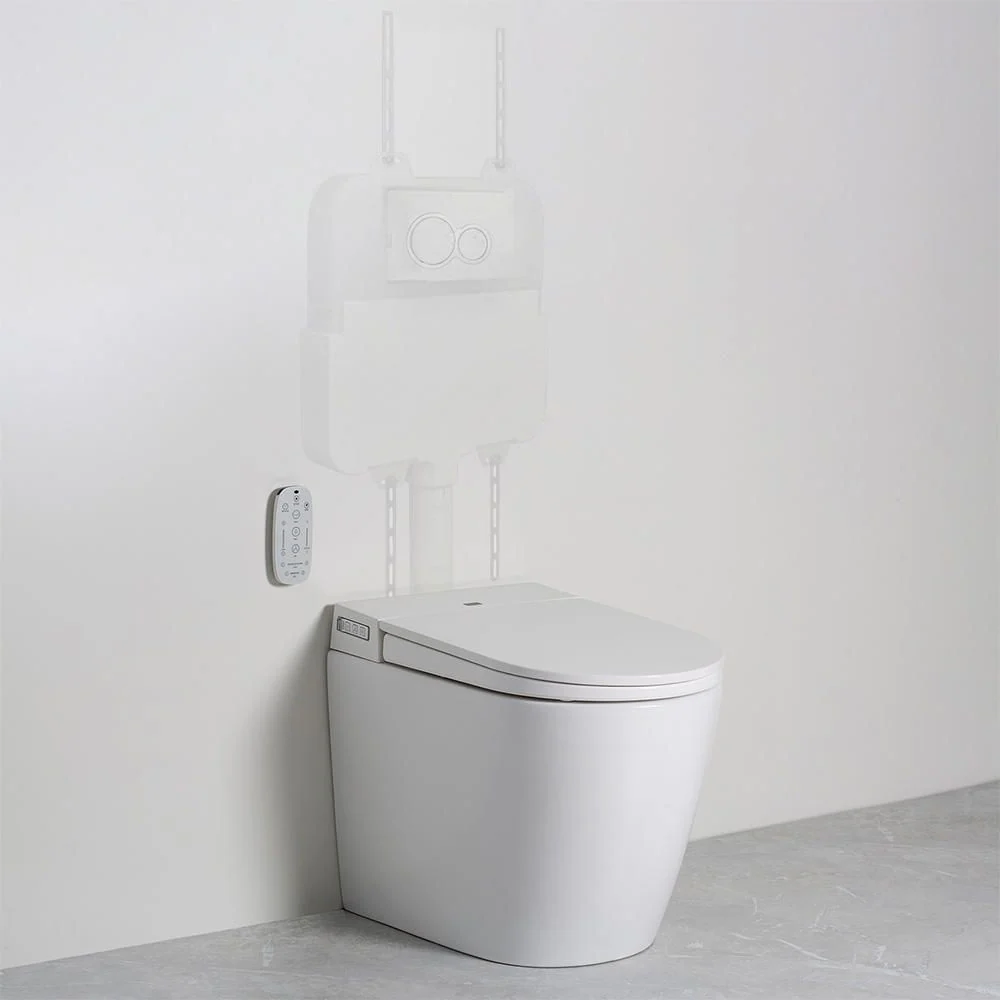 Argent Evo Wall Faced Smart Toilet Suite White - Image 2