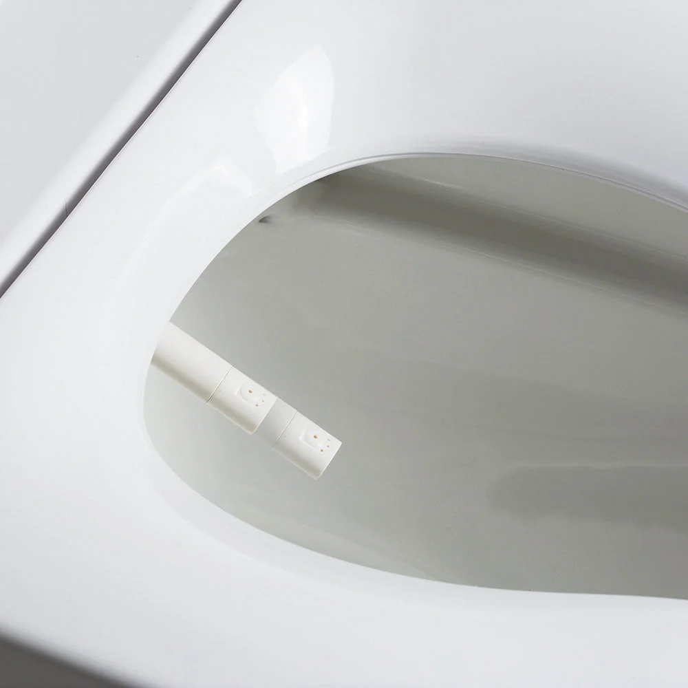Argent Evo Wall Faced ViSmart Toilet Suite White - Image 6