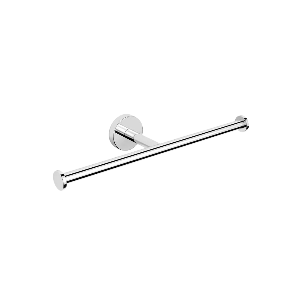 Argent Focus Double Toilet Roll Holder Chrome