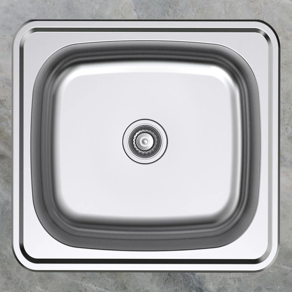 Argent Format 390mm Laundry Sink Stainless Steel - Image 2