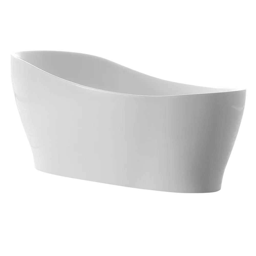 Argent Grace 1720mm Oval Freestanding Bath White - Image 3