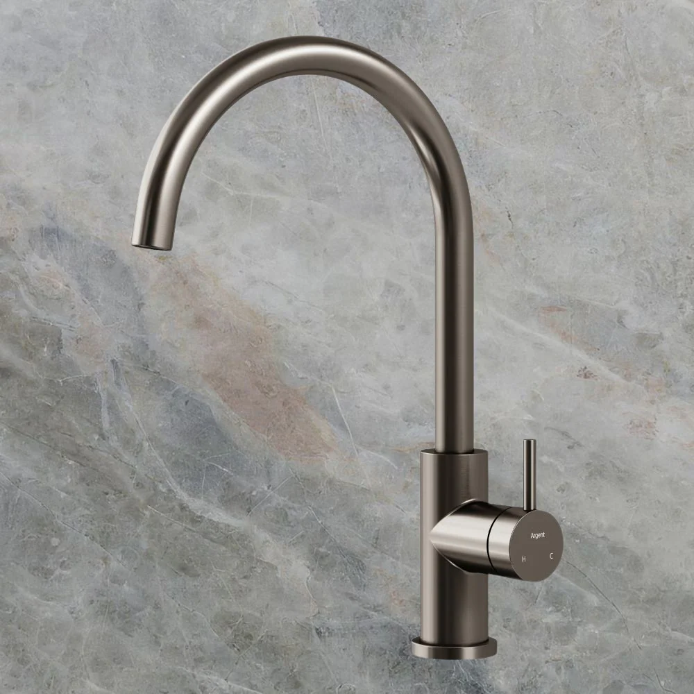 Argent Grace 2.0 Kitchen Mixer Gunmetal Lead Free - Image 2