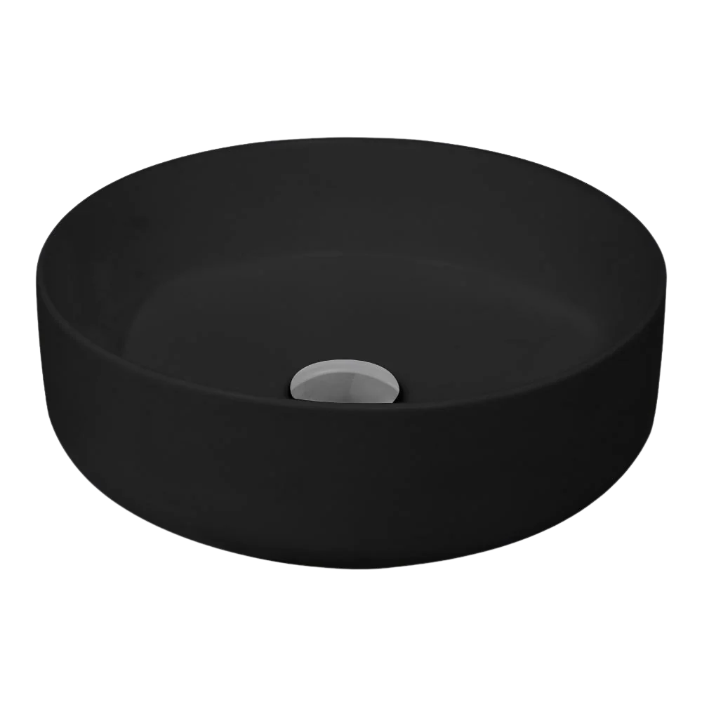 Argent Grace Neu 355 Round Vessel Basin Matte Black - Image 3