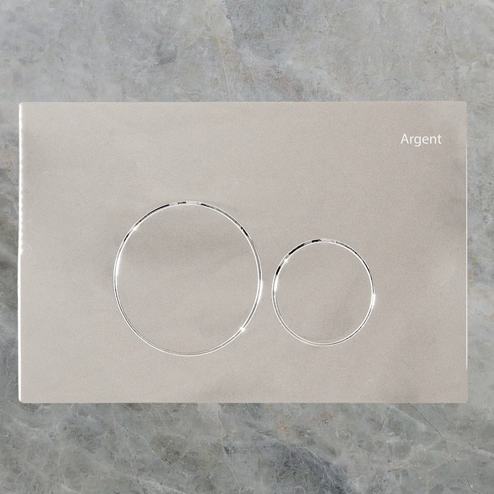 Argent Grace Round Mechanical Flush Plate Chrome - Image 2
