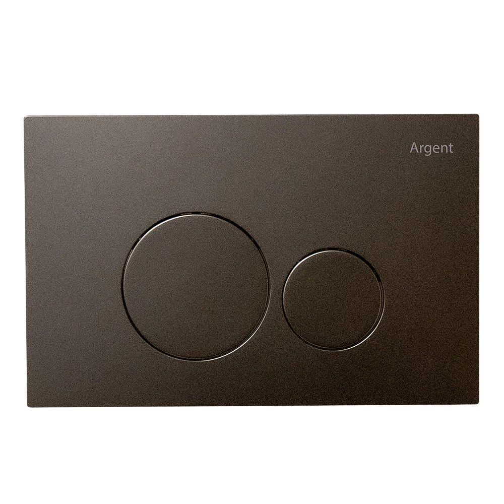 Argent Grace Round Mechanical Flush Plate Gunmetal