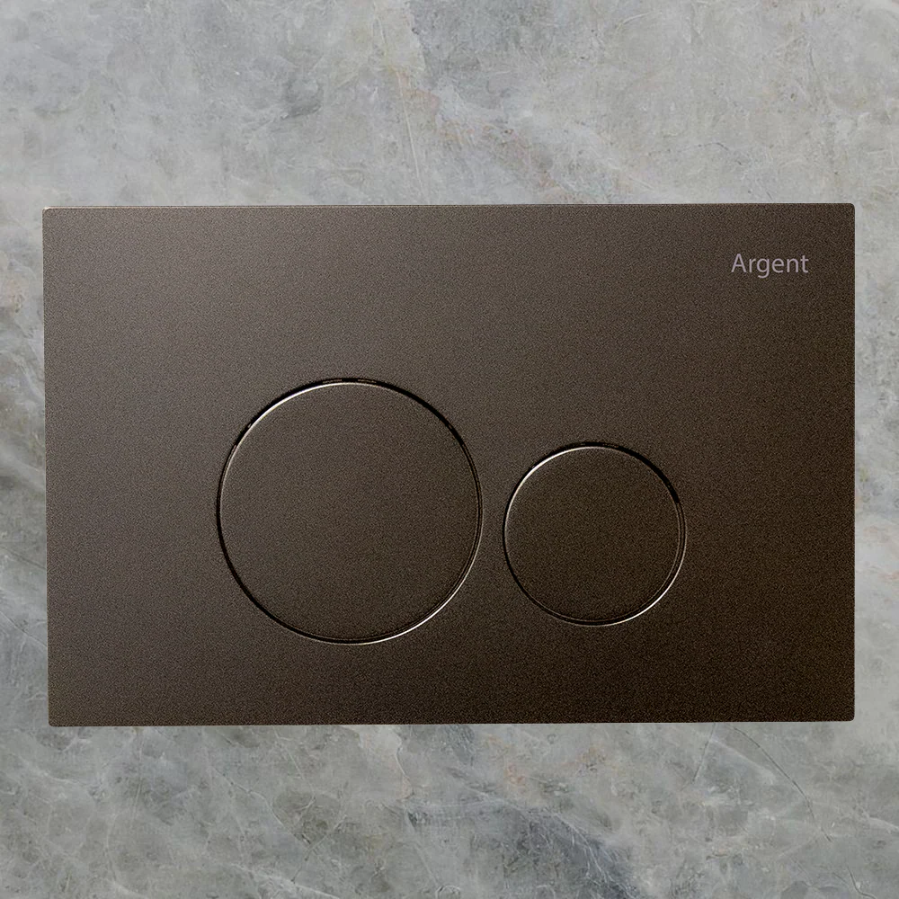 Argent Grace Round Mechanical Flush Plate Gunmetal - Image 2