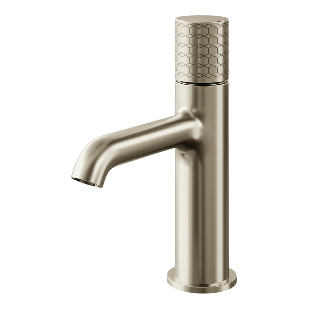 Argent Luxx Basin Mixer Brushed Nickel Lead Free