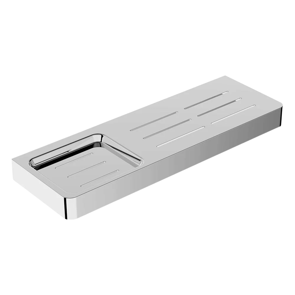 Argent Mondrian Neu 300mm Shower Shelf Chrome - Image 3