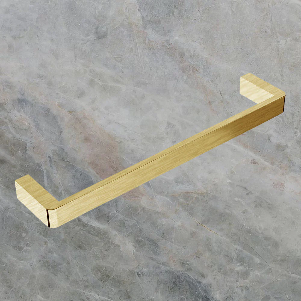 Argent Mondrian Neu 600mm Towel Rail Brushed Gold - Image 2